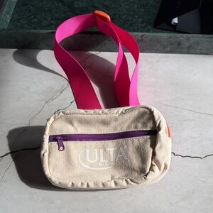 Ulta Beauty Beige and Pink Crossbody Bag